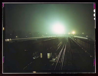 Santa Fe R.R. yards, Argentine, Kansas. Jack Delano.